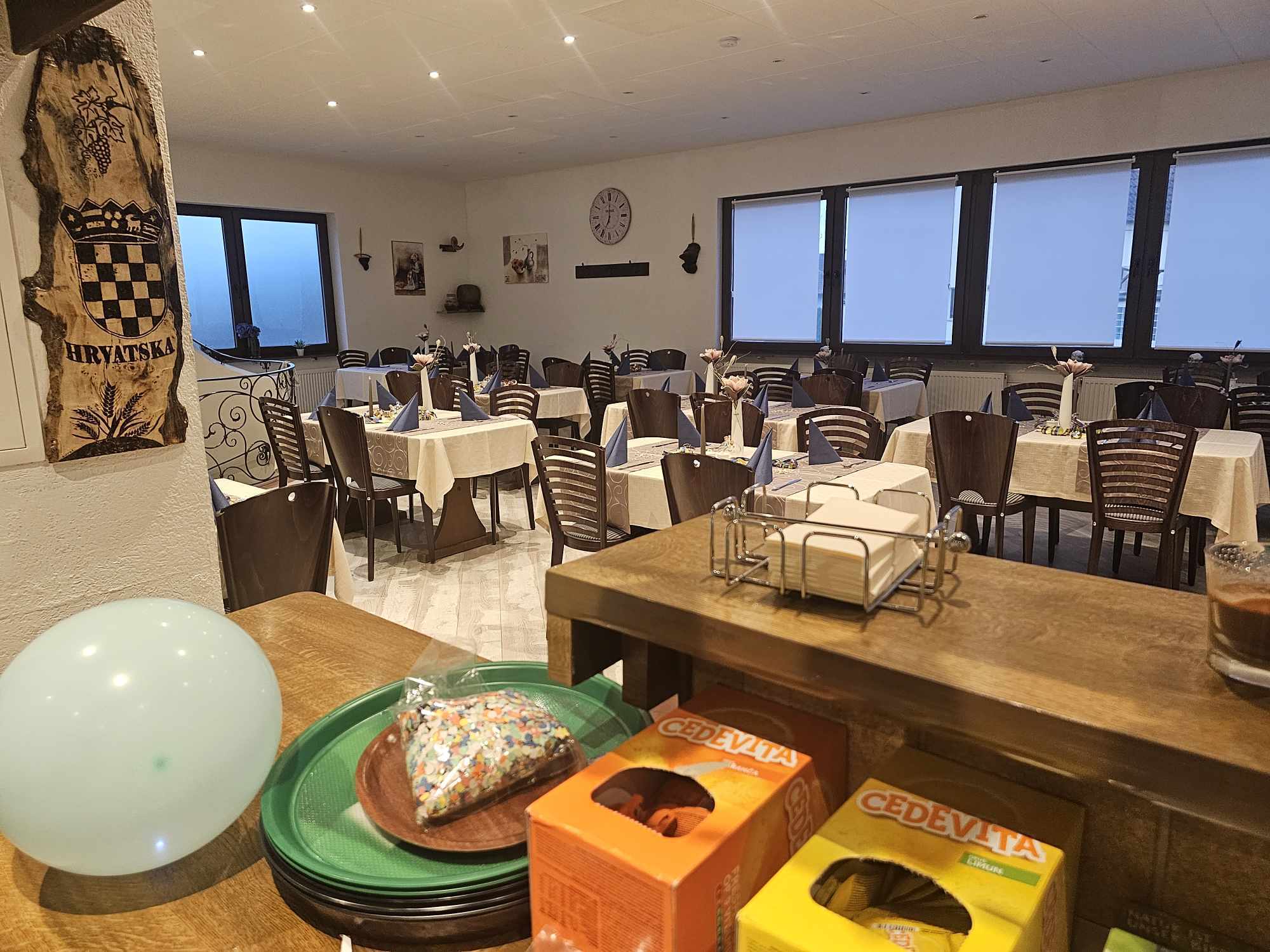 Geburtstag im Restaurant CROS